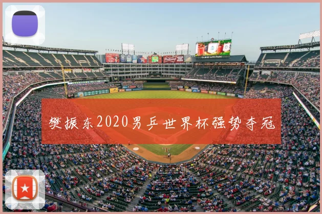 樊振东2020男乒世界杯强势夺冠